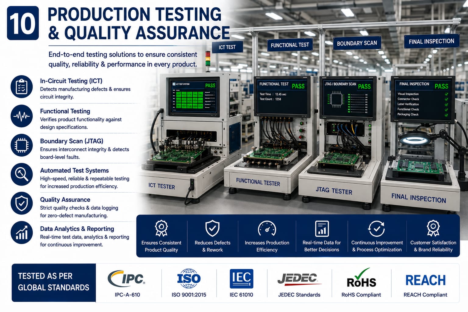 Supply of Engineering Components & Test Equipment at Vectrawd Solutions